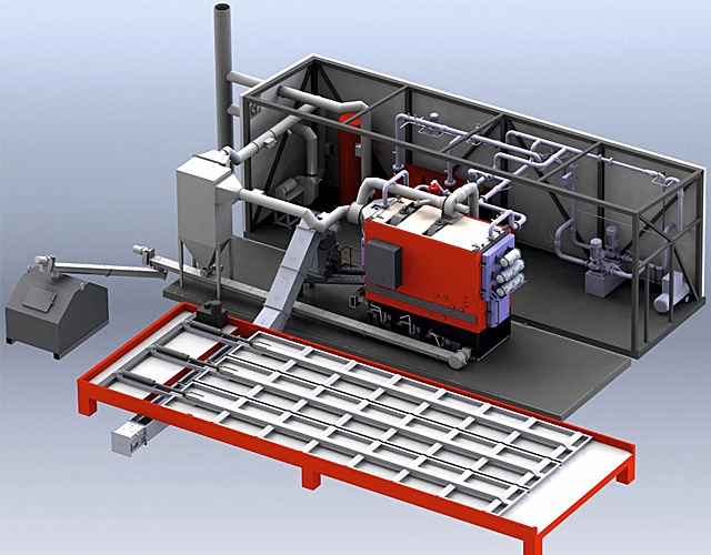 Container boiler houses