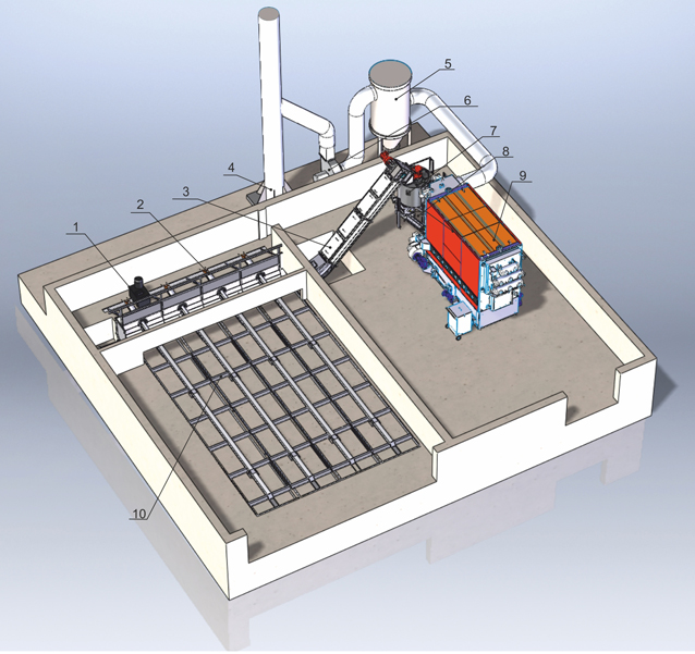 Boiler house equipment